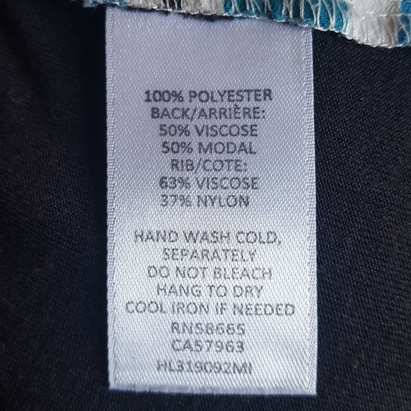 Trouve Blue Black Stripe Sleeveless Top - Picture 5 of 5